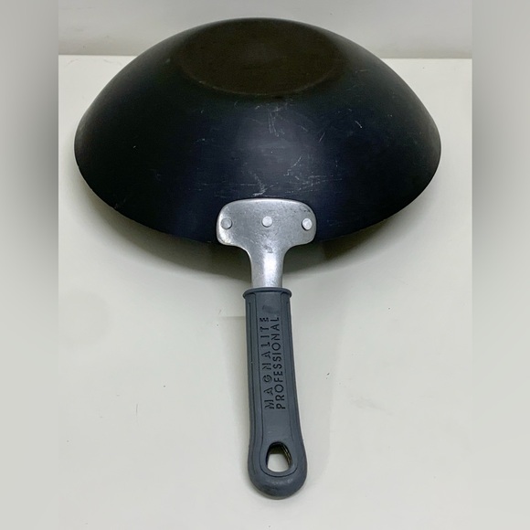 Vtg Maganalite Professional Silicone Rubber Handled 14” Non Stick Stir Fry Wok - Picture 11 of 12
